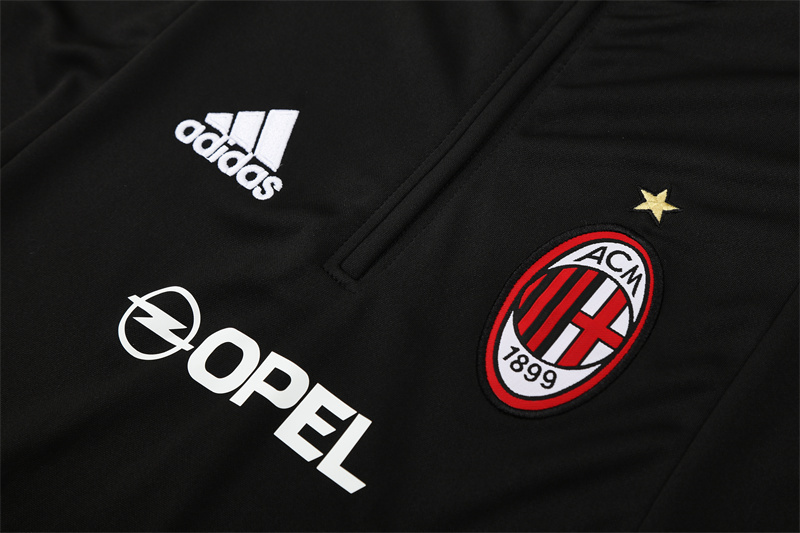 04-05 AC Milan Black Retro Training Suit Top/ 04-05AC米兰复古上衣