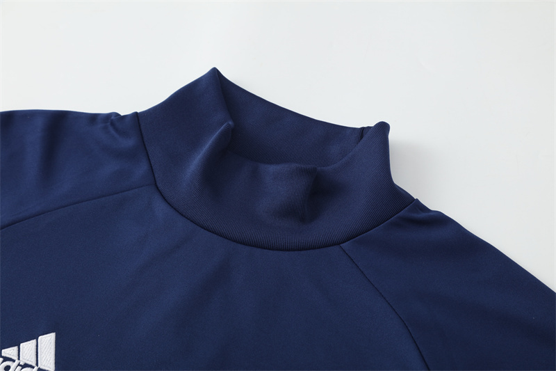 16-17 Real Madrid Blue Retro Training Suit Top/ 16-17皇马复古上衣
