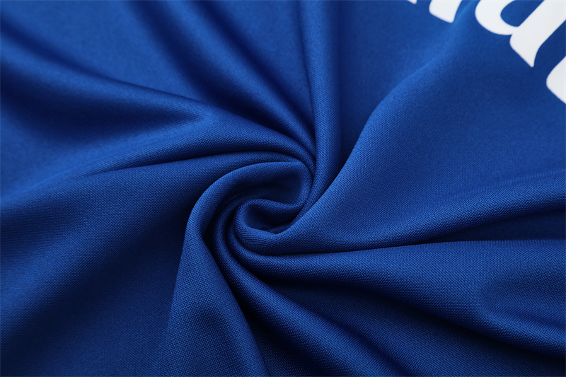 13-14 Real Madrid Blue Retro Training Suit Top/13-14皇马复古上衣