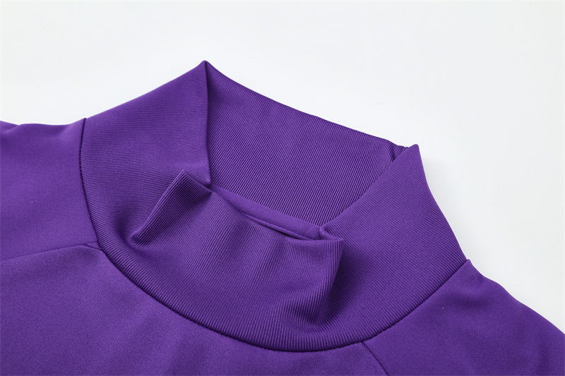 16-17 Real Madrid Purple Retro Training Suit Top/ 16-17皇马复古上衣