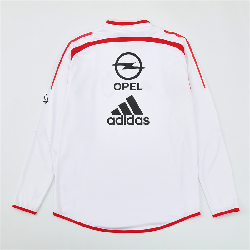 04-05 AC Milan White Retro Training Suit Top/ 04-05AC米兰复古上衣
