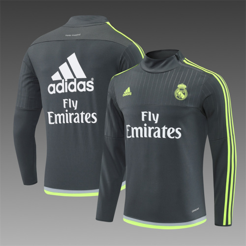 15-16 Real Madrid Retro Training Suit Top/15-16皇马复古上衣