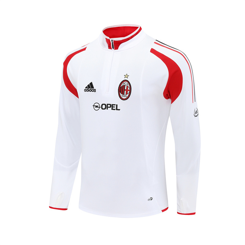 04-05 AC Milan White Retro Training Suit Top/ 04-05AC米兰复古上衣