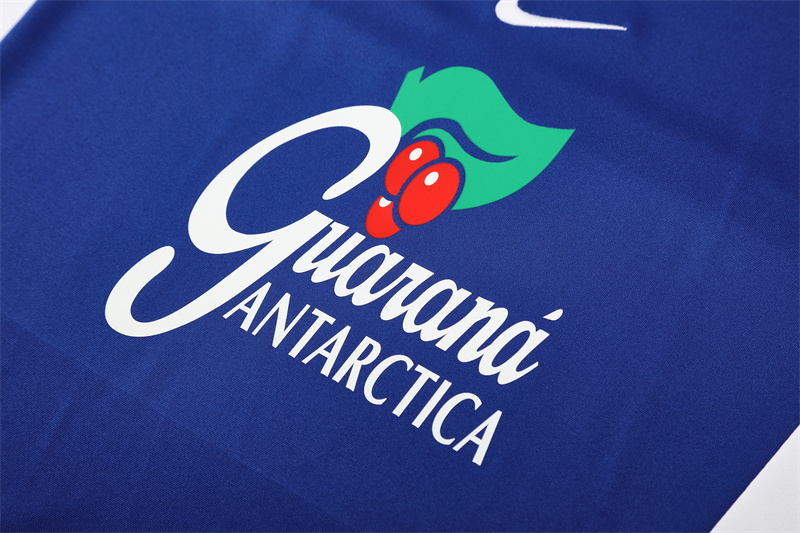 2002 Brazil Blue Retro Training Suit Top/ 2002巴西复古上衣