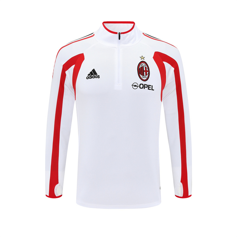 05-06 AC Milan White Retro Training Suit Top/ 05-06AC米兰复古上衣
