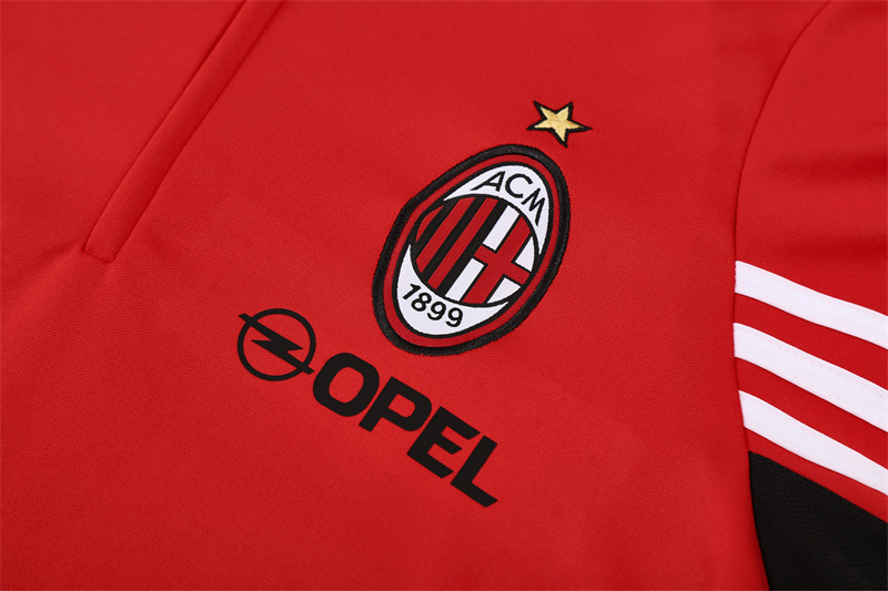 03-04 AC Milan Red Retro Training Suit Top/ 03-04AC米兰复古上衣