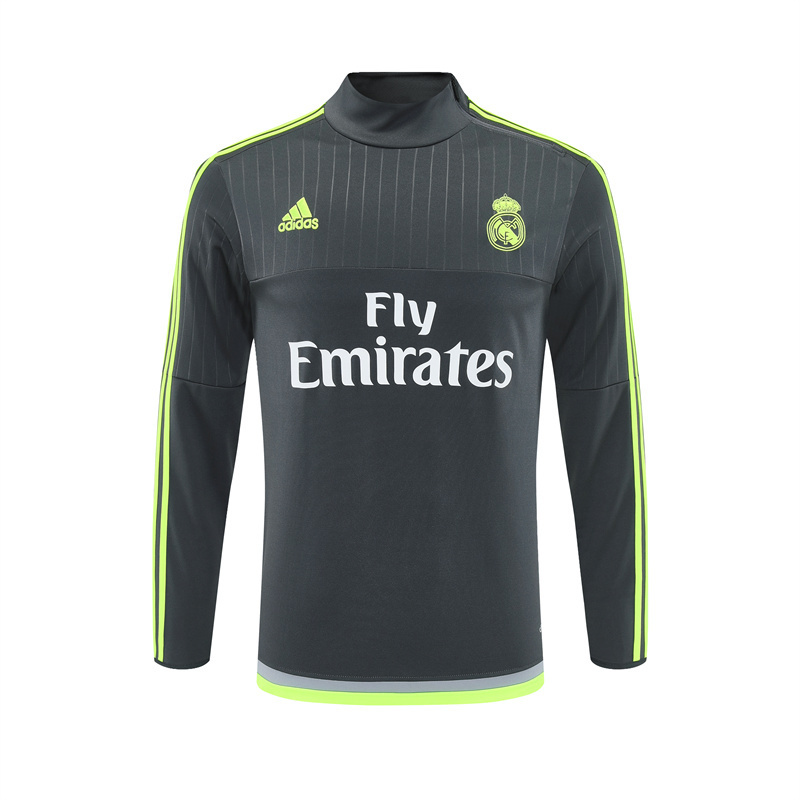 15-16 Real Madrid Retro Training Suit Top/15-16皇马复古上衣