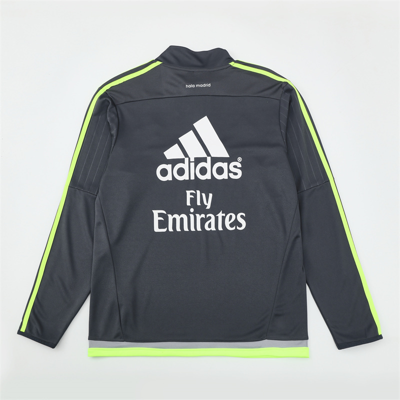 15-16 Real Madrid Retro Training Suit Top/15-16皇马复古上衣