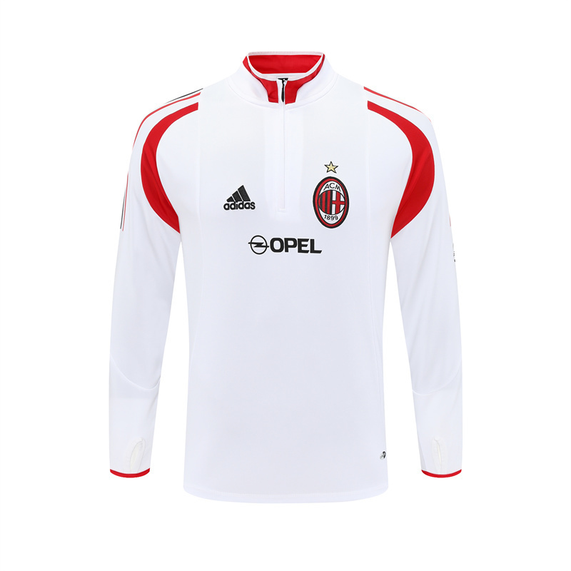 04-05 AC Milan White Retro Training Suit Top/ 04-05AC米兰复古上衣