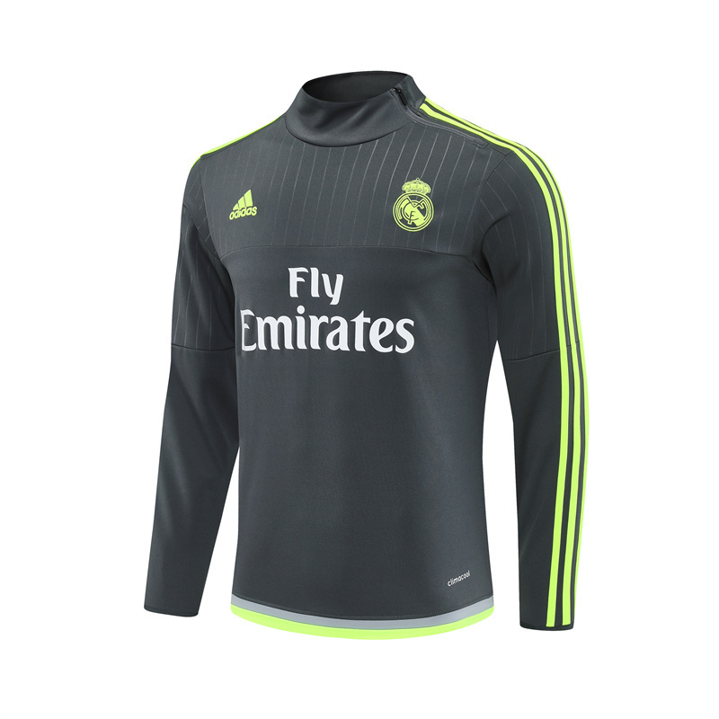 15-16 Real Madrid Retro Training Suit Top/15-16皇马复古上衣