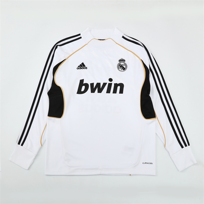 11-12 Real Madrid Retro Training Suit Top/11-12皇马复古上衣