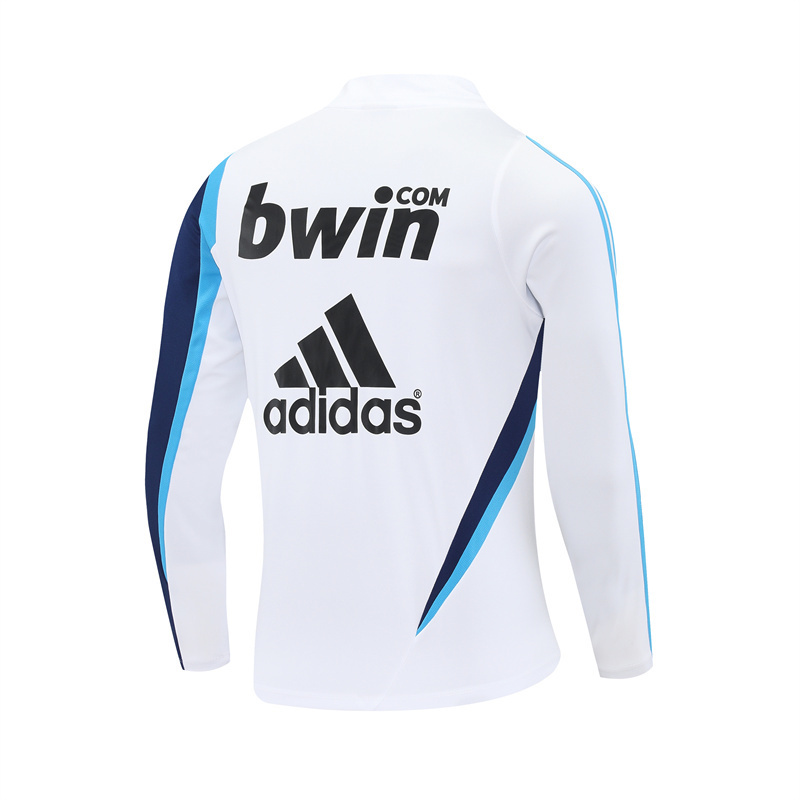 09-10 Real Madrid Retro Training Suit Top/09-10皇马复古上衣