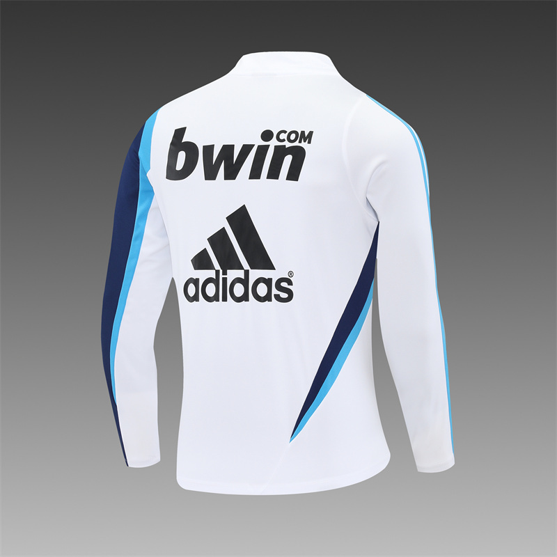 09-10 Real Madrid Retro Training Suit Top/09-10皇马复古上衣