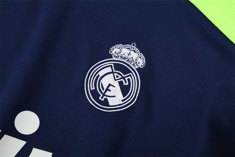 12-13 Real Madrid Blue Retro Training Suit Top/12-13皇马复古上衣