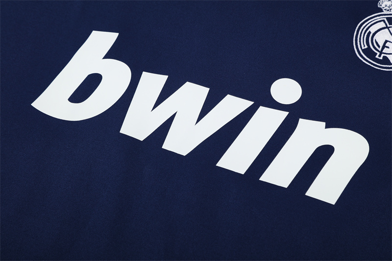 12-13 Real Madrid Blue Retro Training Suit Top/12-13皇马复古上衣