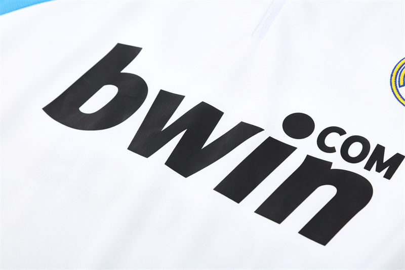 09-10 Real Madrid Retro Training Suit Top/09-10皇马复古上衣