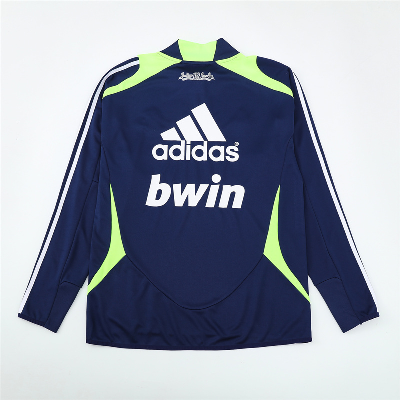12-13 Real Madrid Blue Retro Training Suit Top/12-13皇马复古上衣