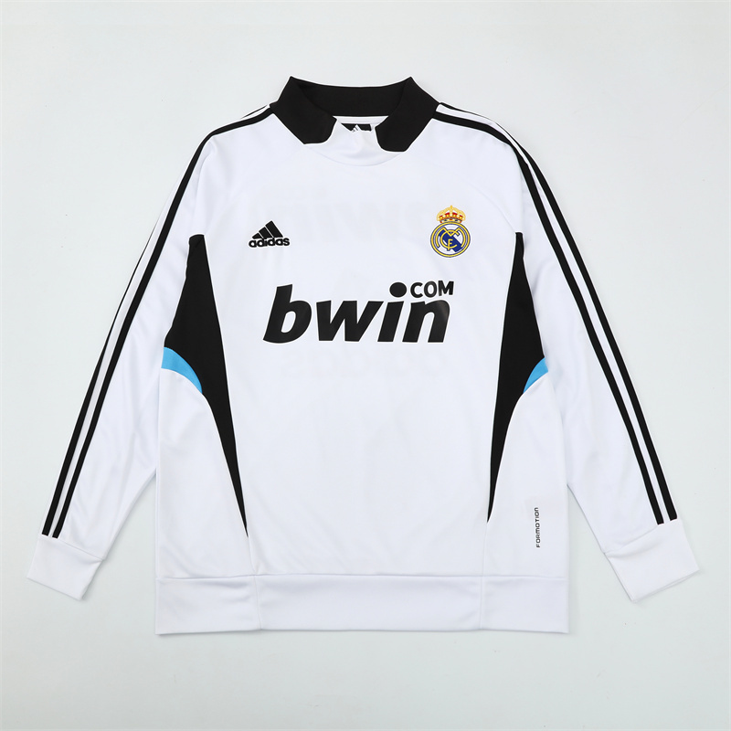 08-09 Real Madrid Retro Training Suit Top/08-09皇马复古上衣