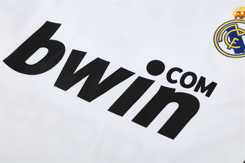 08-09 Real Madrid Retro Training Suit Top/08-09皇马复古上衣