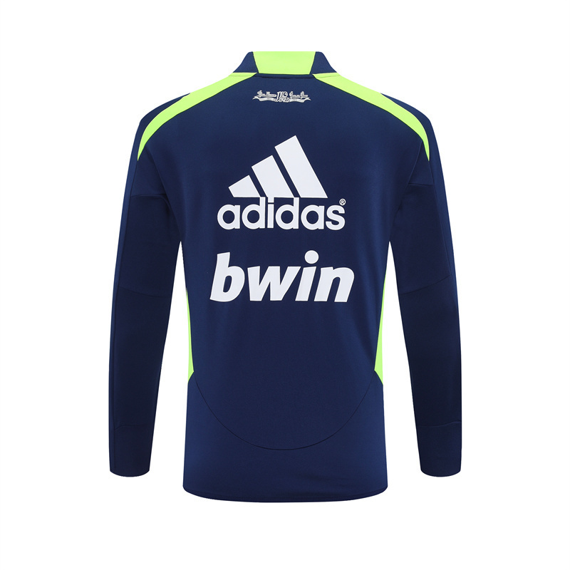 12-13 Real Madrid Blue Retro Training Suit Top/12-13皇马复古上衣