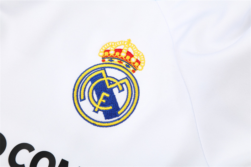 09-10 Real Madrid Retro Training Suit Top/09-10皇马复古上衣