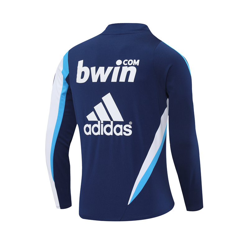 09-10 Real Madrid Retro Training Suit Top/09-10皇马复古上衣