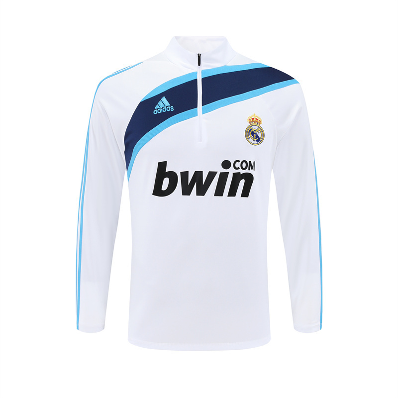 09-10 Real Madrid Retro Training Suit Top/09-10皇马复古上衣
