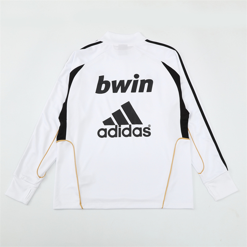 11-12 Real Madrid Retro Training Suit Top/11-12皇马复古上衣