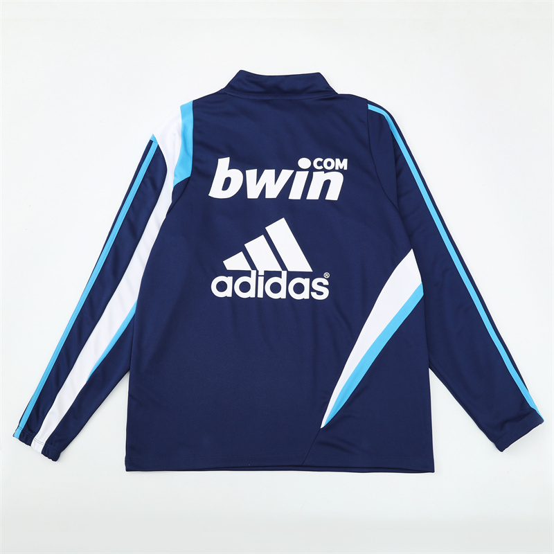 09-10 Real Madrid Retro Training Suit Top/09-10皇马复古上衣