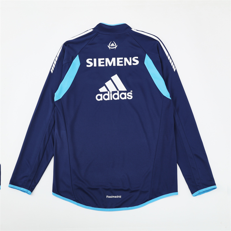 05-06 Real Madrid Retro Training Suit Top/05-06皇马复古上衣