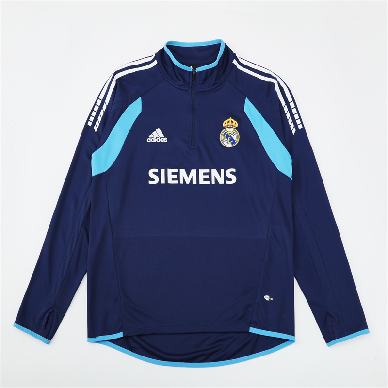 05-06 Real Madrid Retro Training Suit Top/05-06皇马复古上衣