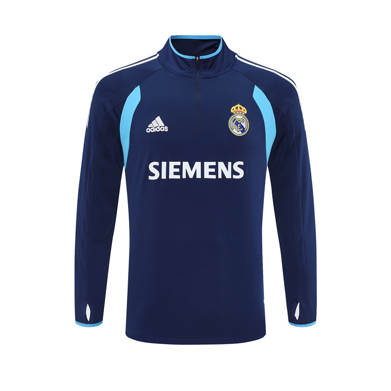 05-06 Real Madrid Retro Training Suit Top/05-06皇马复古上衣