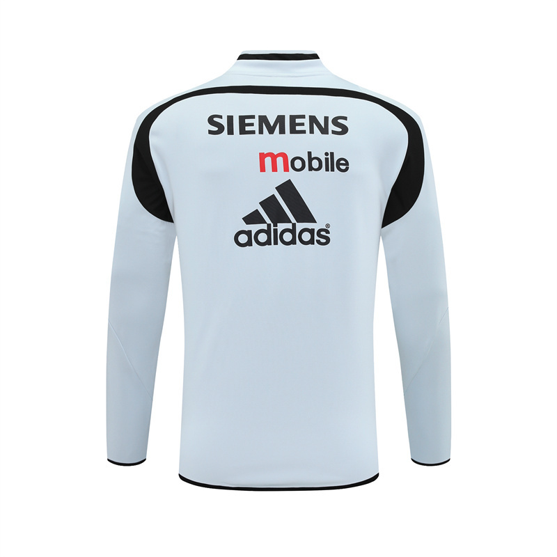 04-05 Real Madrid Grey Retro Training Suit Top/04-05皇马复古上衣(浅灰色)