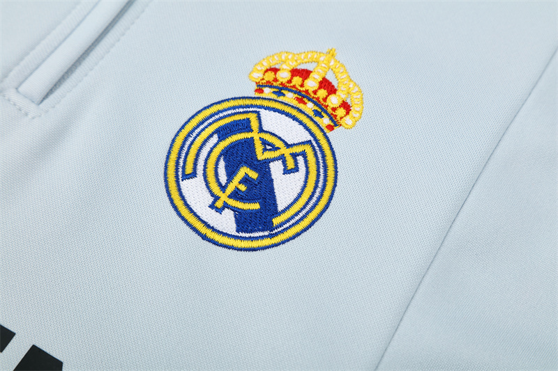 04-05 Real Madrid Grey Retro Training Suit Top/04-05皇马复古上衣(浅灰色)