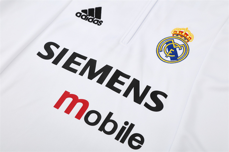 04-05 Real Madrid Retro Training Suit Top/04-05皇马复古上衣