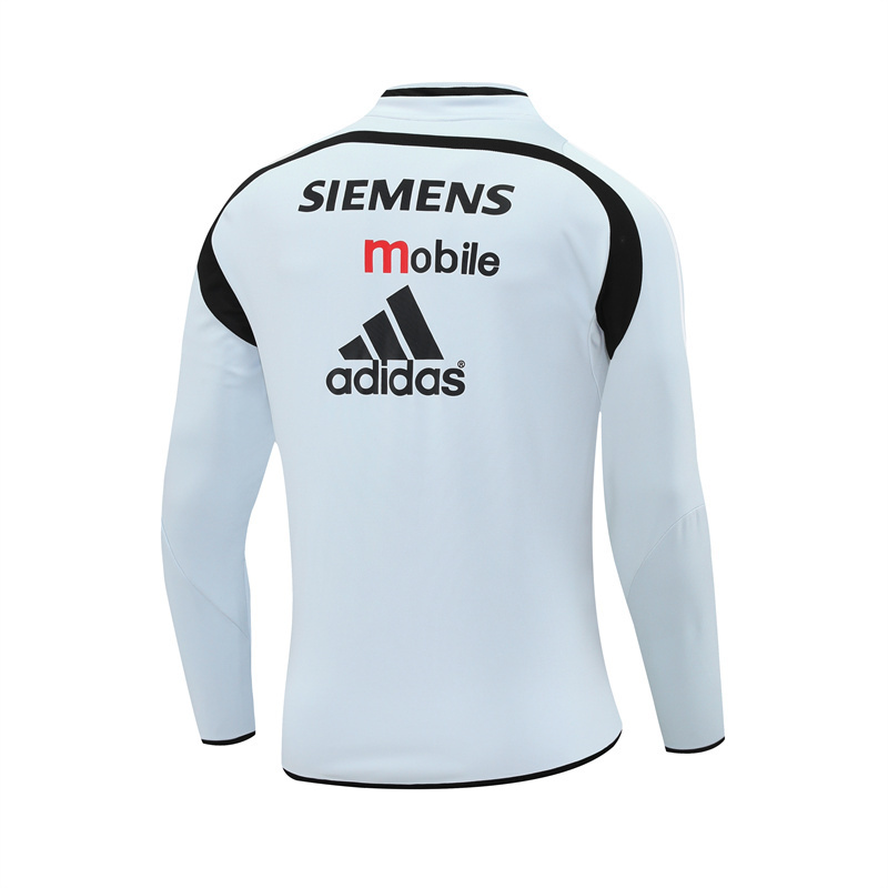 04-05 Real Madrid Grey Retro Training Suit Top/04-05皇马复古上衣(浅灰色)