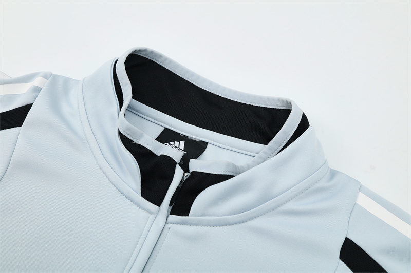 04-05 Real Madrid Grey Retro Training Suit Top/04-05皇马复古上衣(浅灰色)